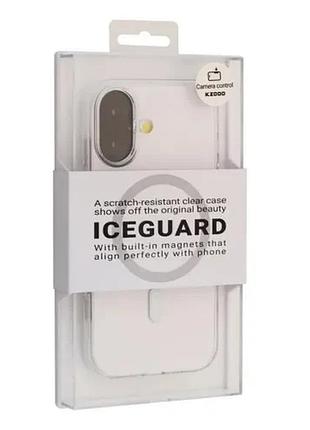 Чехол kzdoo iceguard magsafe for iphone 17 transparent