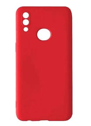 Чехол silicone case camera (no logo) для samsung a10s (a107f) red