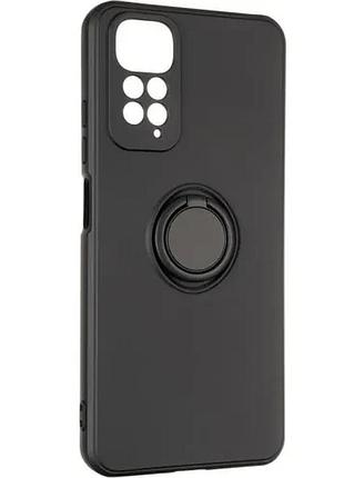 Чохол gingle ring case for xiaomi redmi note 11/11s black