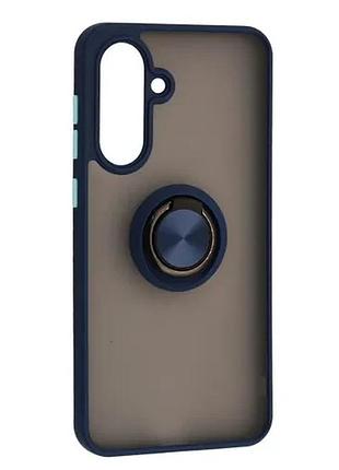 Чехол gingle ring case for samsung a56 5g blue