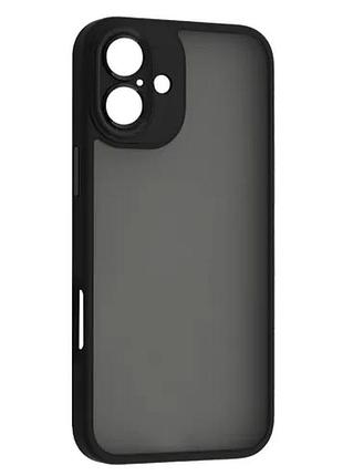Чехол rock guard touch protection case (anti-drop lens protection) for iphone 17 black