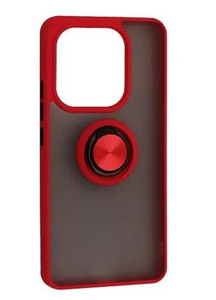 Чехол gingle ring case for xiaomi redmi note 14 4g eu red
