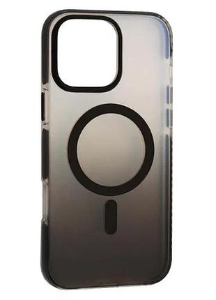 Чохол mystik magsafe case for iphone 16 pro black