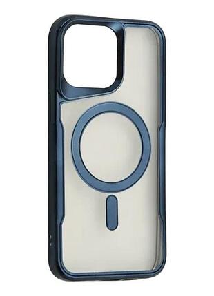 Чохол esthetic magsafe case for iphone 13 pro max blue