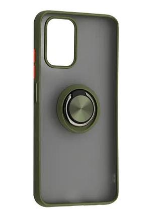 Чехол gingle ring case for xiaomi redmi note 10/10s khaki
