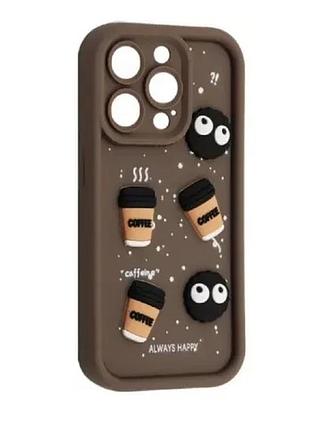 Чехол happy cookie case for iphone 13 pro brown