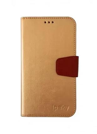 Чохол ipaky 6,0" універсальна книжка золота