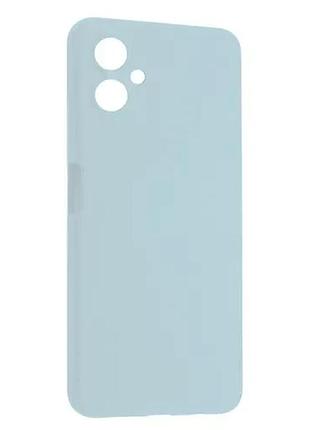 Чехол silicone case luxury для samsung a06 (a065) lilac cream