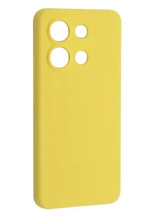 Чехол silicone case luxury для xiaomi redmi note 13 4g yellow