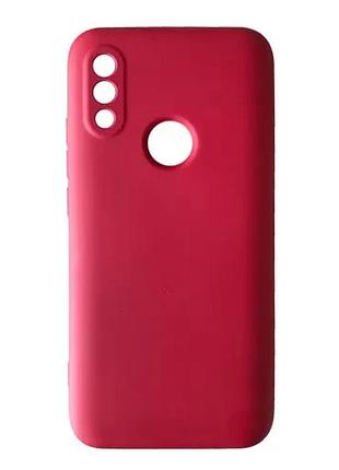 Чохол silicone case camera (no logo) для xiaomi redmi 7 red