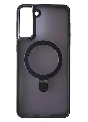 Чохол matte ring-magsafe for samsung s22+ 5g бузковий