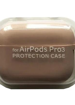 Чехол для airpods pro 3 silicone case/microfiber pink sand