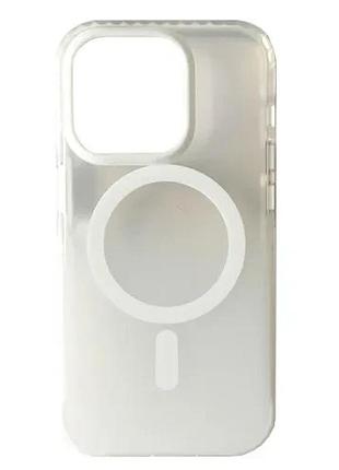 Чохол mystik magsafe case for iphone 15 white