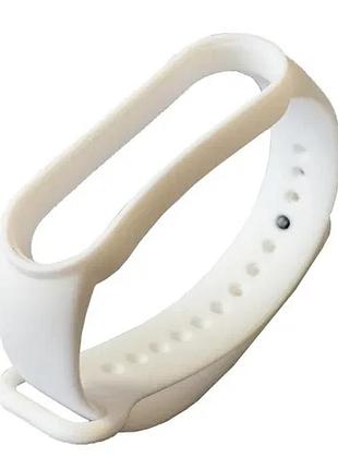 Ремінець для xiaomi mi band 5/6 white