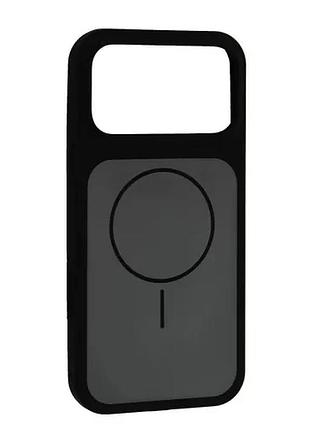Чохол new silicone case magsafe для iphone 17 pro black
