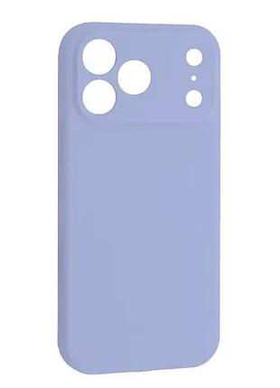 Чехол silicone case camera protective for iphone 17 pro (41) lilac