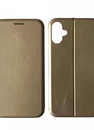 Чехол-книжка level for samsung a07 gold