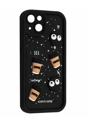 Чехол happy cookie case for iphone 15 black