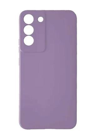 Чохол silicone case full for samsung s22 plus 5g lilac