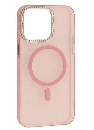 Чехол mirage heart magsafe for iphone 13 pro max pink