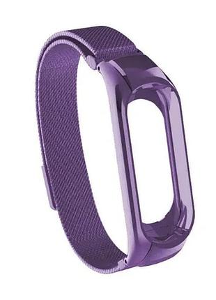 Ремешок для xiaomi mi band 7 milanese loop glicine