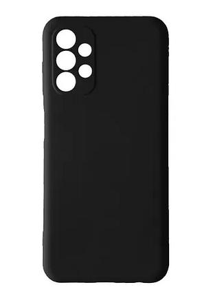 Чохол silicone case camera (no logo) для samsung a13 4g (a135) black