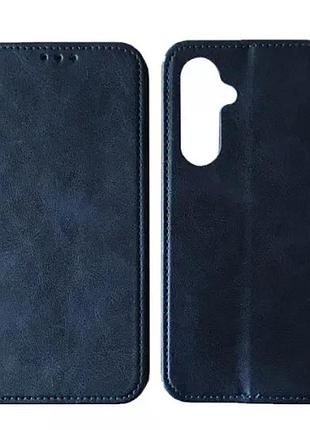 Чехол-книжка black tpu magnet for samsung a55 (a555) blue