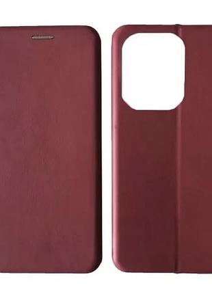 Чехол-книжка level for xiaomi redmi 15c eu 4g/5g marsala