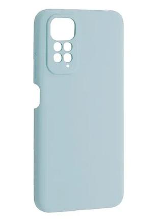 Чохол silicone case luxury для xiaomi redmi note 11/11s 2022 lilac cream
