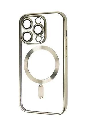 Чохол shining camera magsafe for iphone 11 silver
