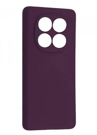 Чохол silicone case full for xiaomi redmi note 14 pro 4g grape