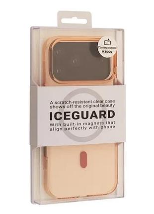 Чехол kzdoo iceguard magsafe for iphone 17 pro orange