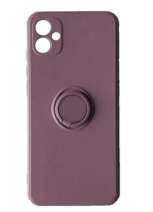 Чохол ring case для samsung a04e (a042) cherry purple
