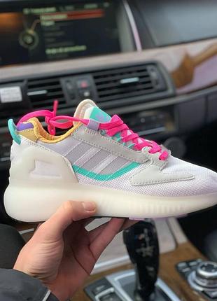 Adidas zx 5k boost grey pink mint