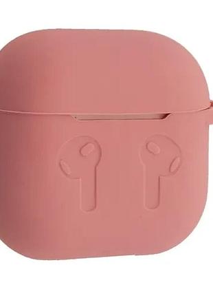 Чохол для airpods 4 силіконовий 2мм тех.пак dark pink