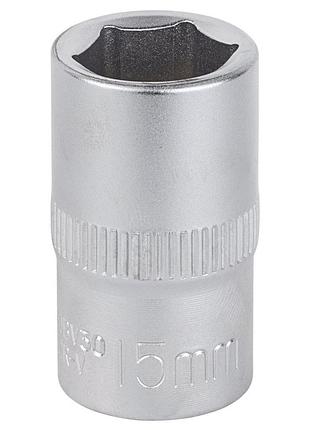 Насадка шестигранная sigma crv mid короткая 1/2" 15 мм