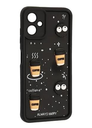 Чохол happy для samsung a06 (a065) black
