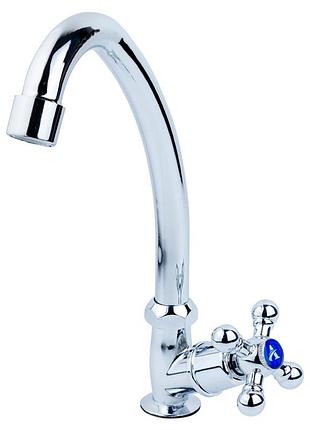 Смеситель для раковины aquatica s83 1/2" монокран на гайке (кратно 3 шт)