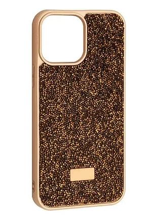 Чехол sw diamond case for iphone 16 pro max desert gold