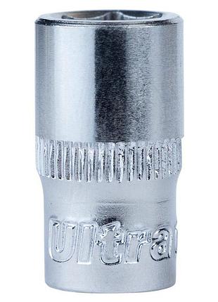 Насадка шестигранная ultra crv короткая 1/4" 9 мм