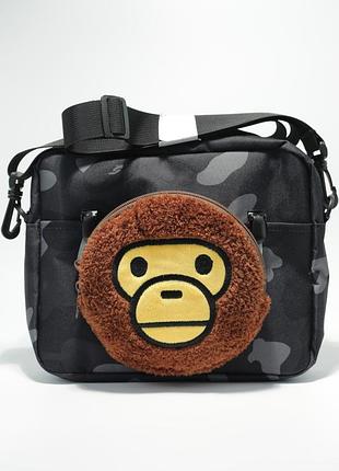 Bape сумка через плече / сумка на плече / бейп / сумки / чоловічі сумки через плече / сумка жіноча