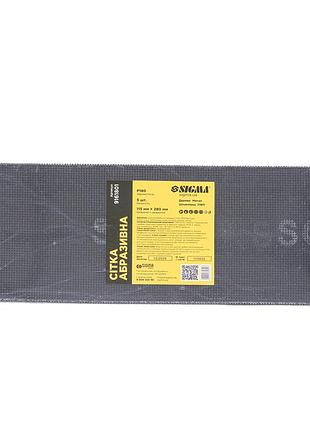 Сетка абразивная sigma 115 х 280 мм р180 (5 шт)
