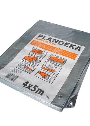 Тент 160 г/м2 4 х 5 м поліпропіленовий "plandeka" від сонця та вітру
