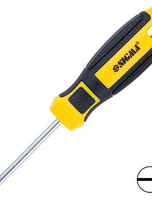 Отвертка шлицевая sigma mega crv sl 5.0 х 75 мм