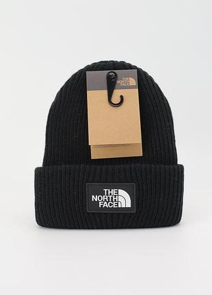 The north face шапка чоловіча / шапки чоловічі / тнф / норт фейс / шапка підліткова / шапки підліткові чорний