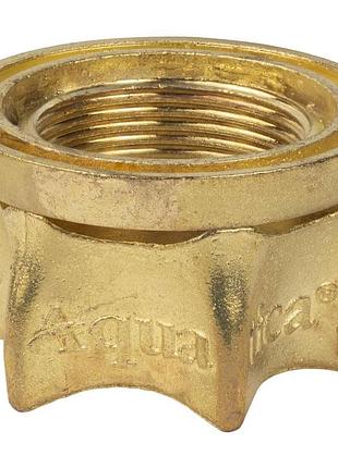 Гайка крепежная aquatica s41 "корона" m28×1,5мм; h 27 мм