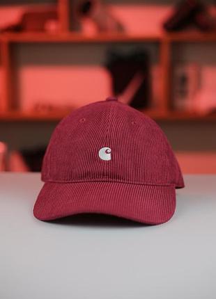 Carhartt кепка / кепки / кепки чоловічі / кархарт / кархартт / кепки підліткові / кепки жіночі / кепка жіноча малиновый