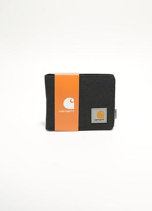 Carhartt гаманець чоловічий / гаманець жіночий / гаманець / кархарт / кархартт / клатч / портмоне черный