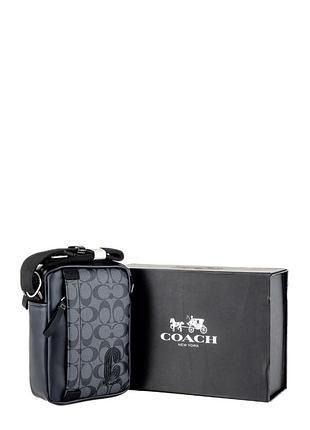 Сумка коач куш, сумка coach, сумки coach, подарунок хлопцю, подарунок дівчині, coach, коач, куш, подарунок чорний