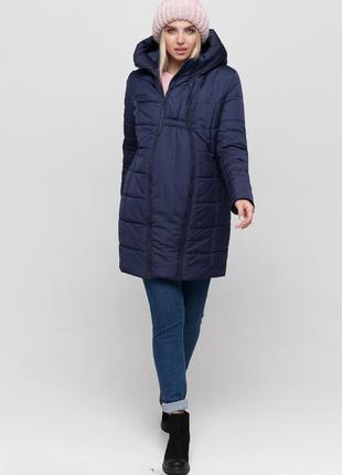 Пуховик куртка для вагітних пальто зимове